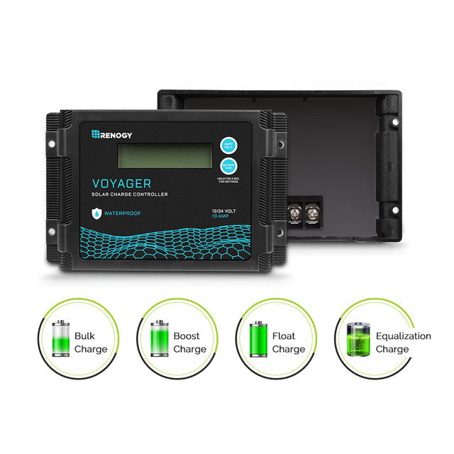 Renogy Voyager 10A PWM Waterproof Solar Charge Controller