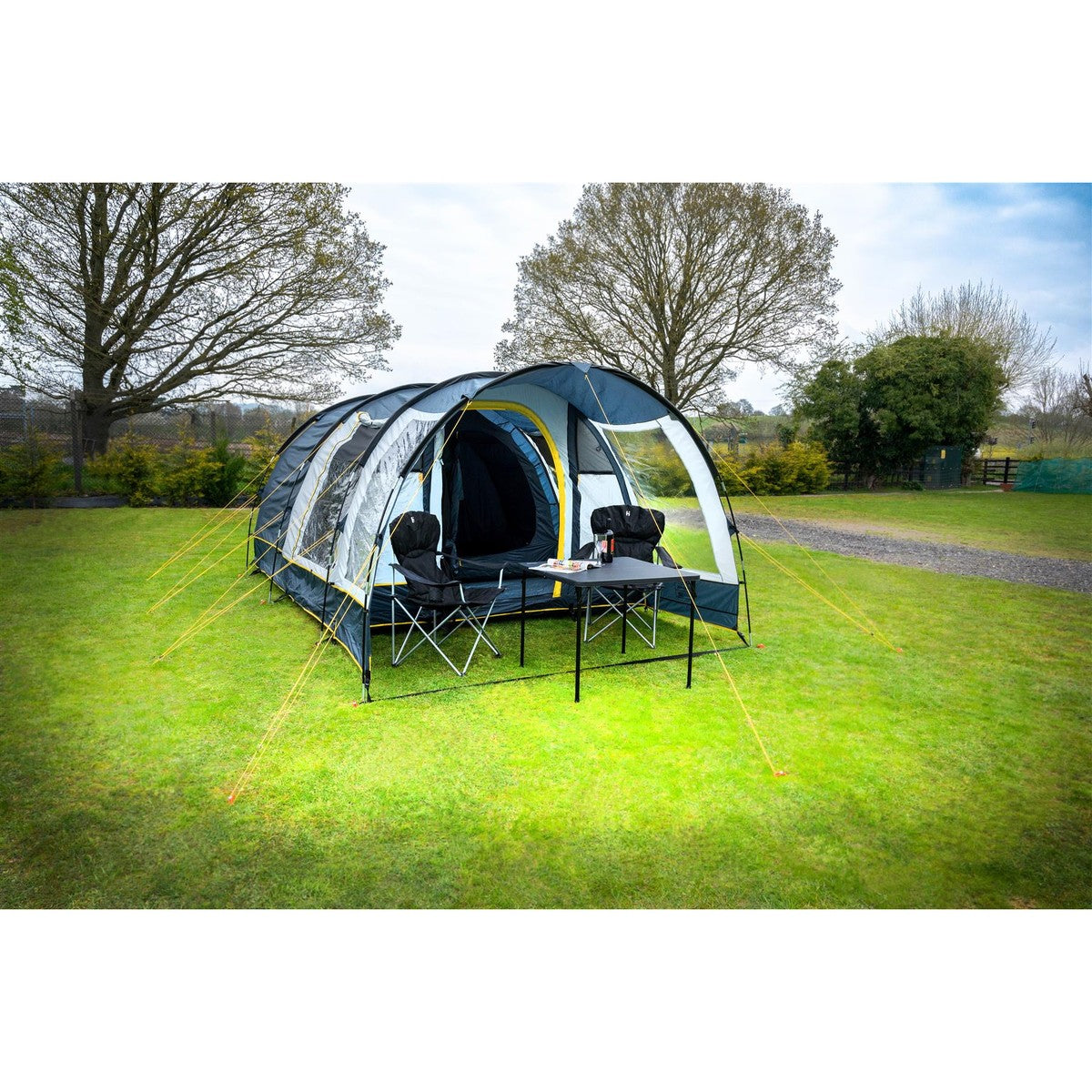 Maypole Bewdley  4 Person Tunnel Tent  (Poled) - 480 x 280 x 190cm