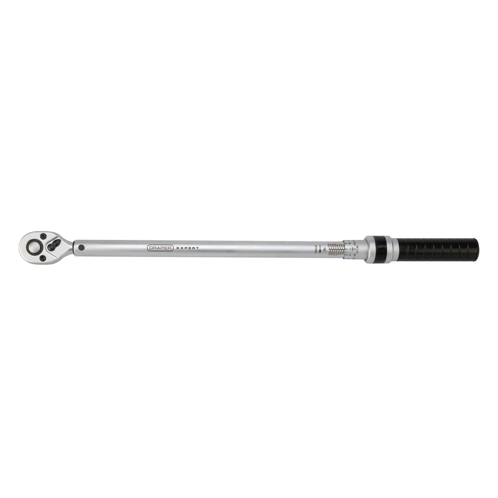 Draper Expert Ratchet Torque Wrench, 1/2" Sq. Dr., 60-340Nm - EXMTW-1/2B