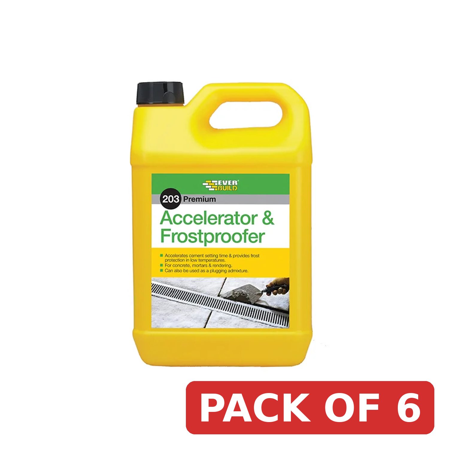 Everbuild Sika SikaMix Frostproofer & Plasticiser 5 litre - 878091