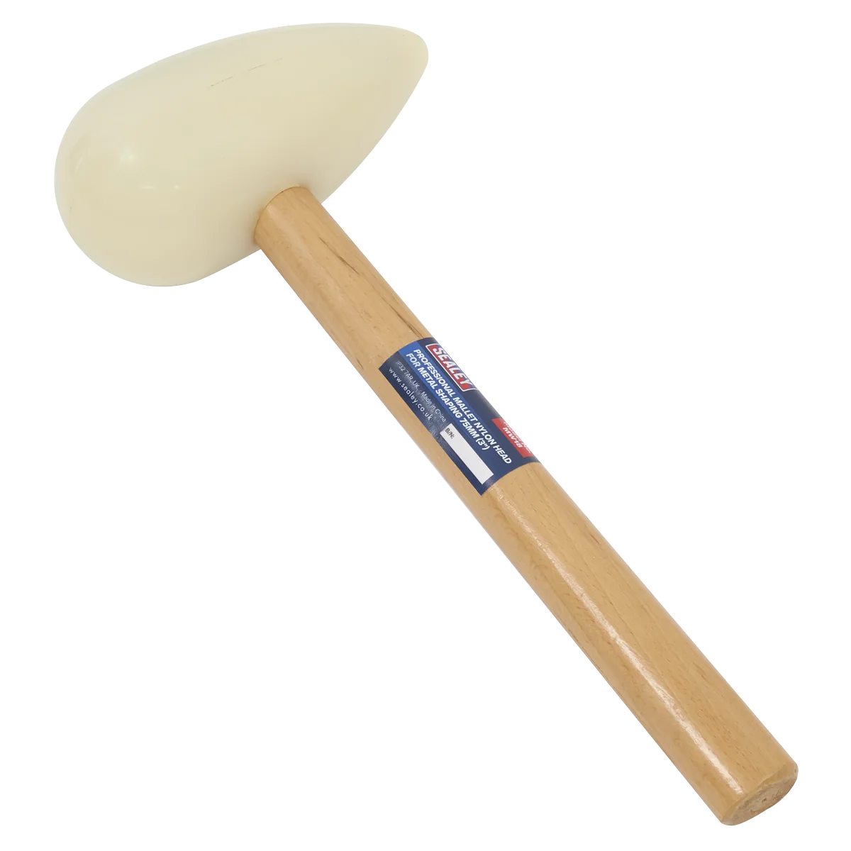 Sealey Mallet Nylon Head 75mm (3") for Metal Shaping