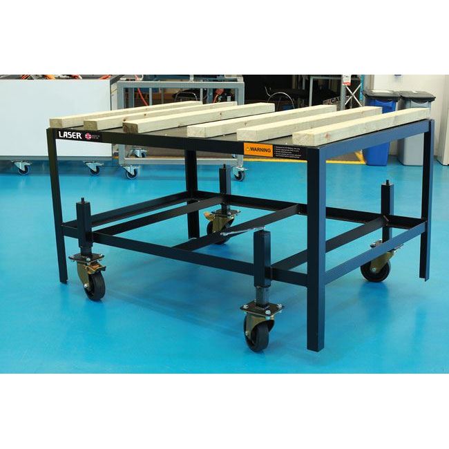 Laser EV Battery Adjustable Mobile Bench SWL 800kg 8339