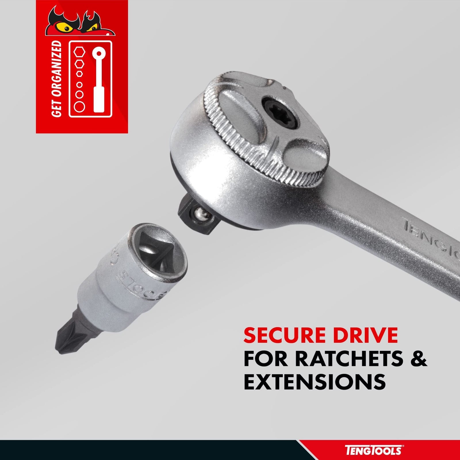 Teng Tools 1/4" PZ Bit Socket PZ2