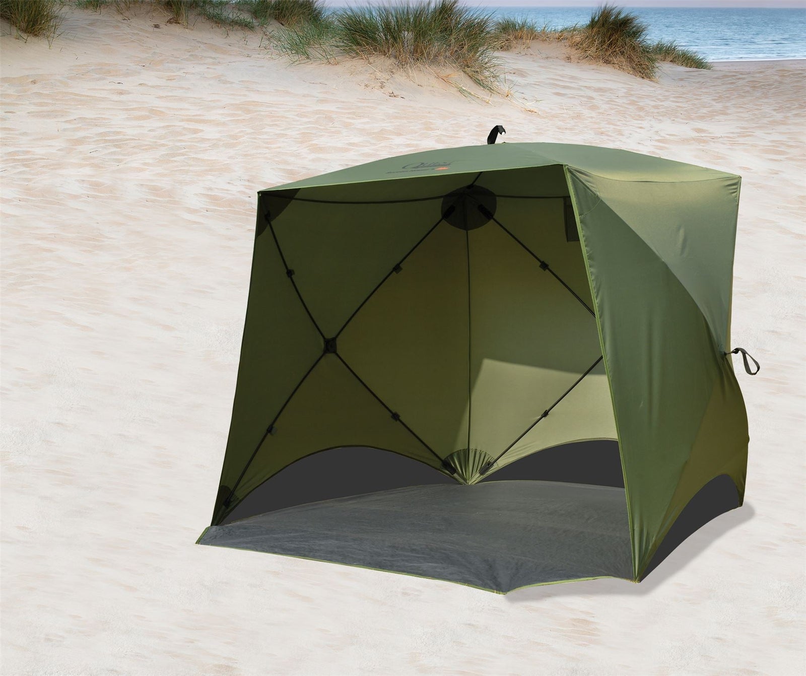 Quest Screen House 4 Mini pop up Gazebo Green