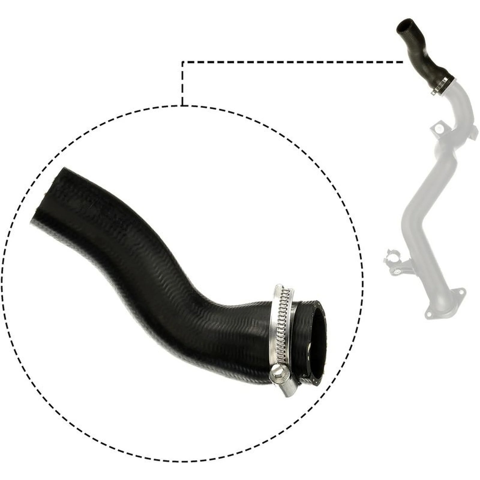 Gates Intercooler Turbo Charge Air Hose 220mm 09-1694