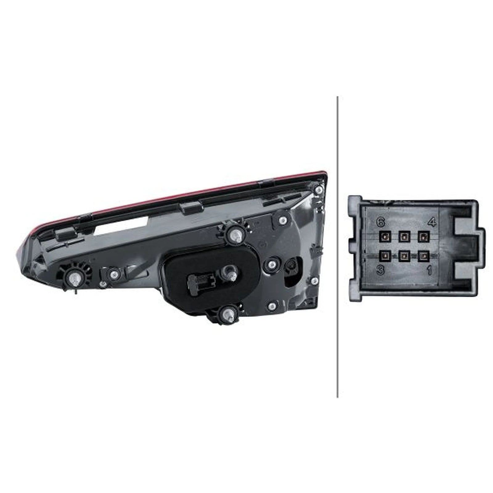 Hella Tail Light / Lamp LED Left 2SV 012 247-071