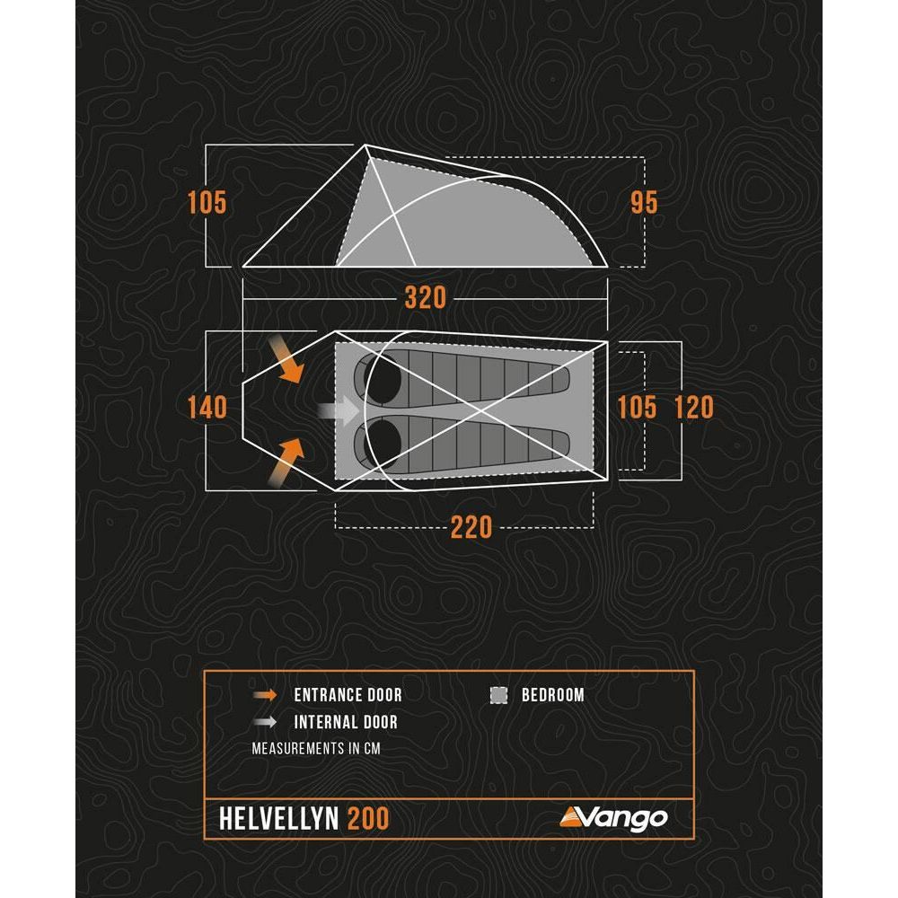 Vango Helvellyn 200 Tent Pamir Green