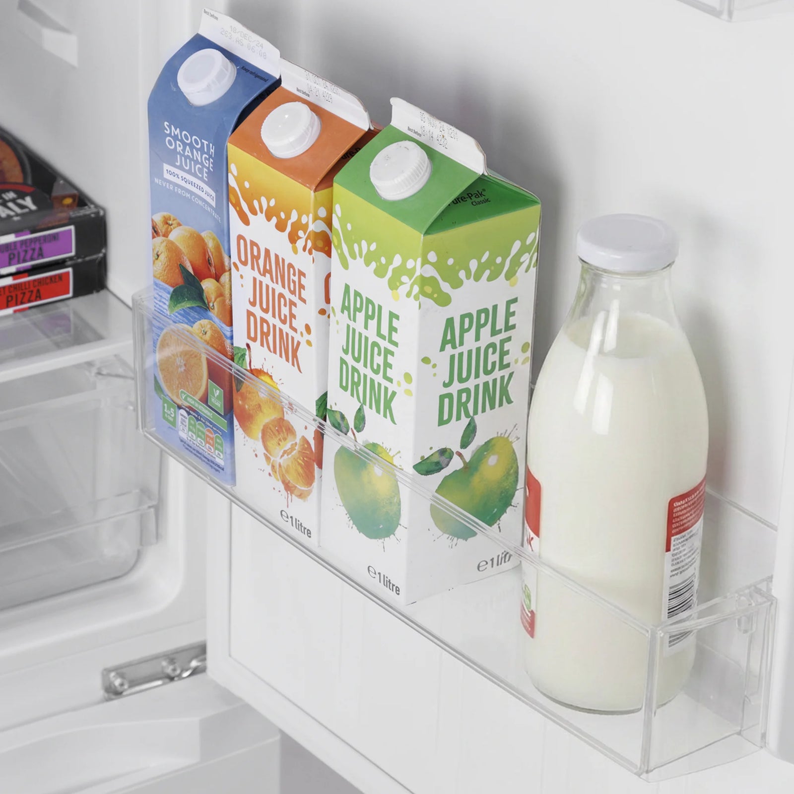 Baridi 50/50 Smart Frost Fridge Freezer 254L Capacity - White