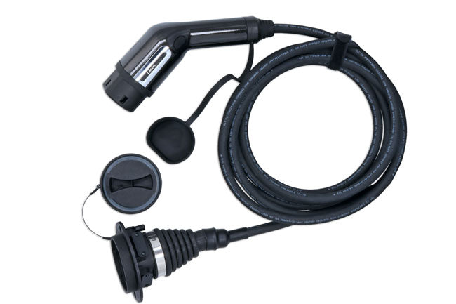 Laser EV Charging Extension Cable - 32A Single Phase T2 Female-T2 Male IP65