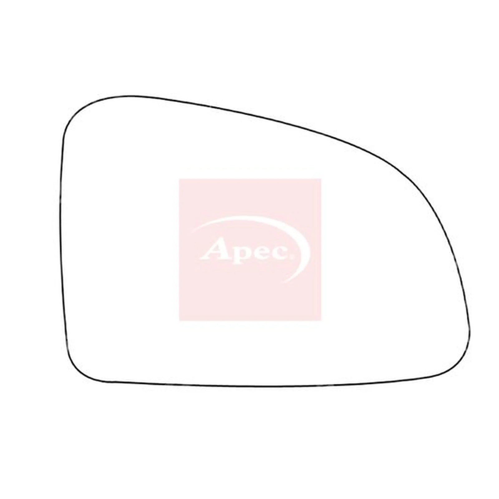 Apec Exterior Wing Mirror Glass Right AMS2688