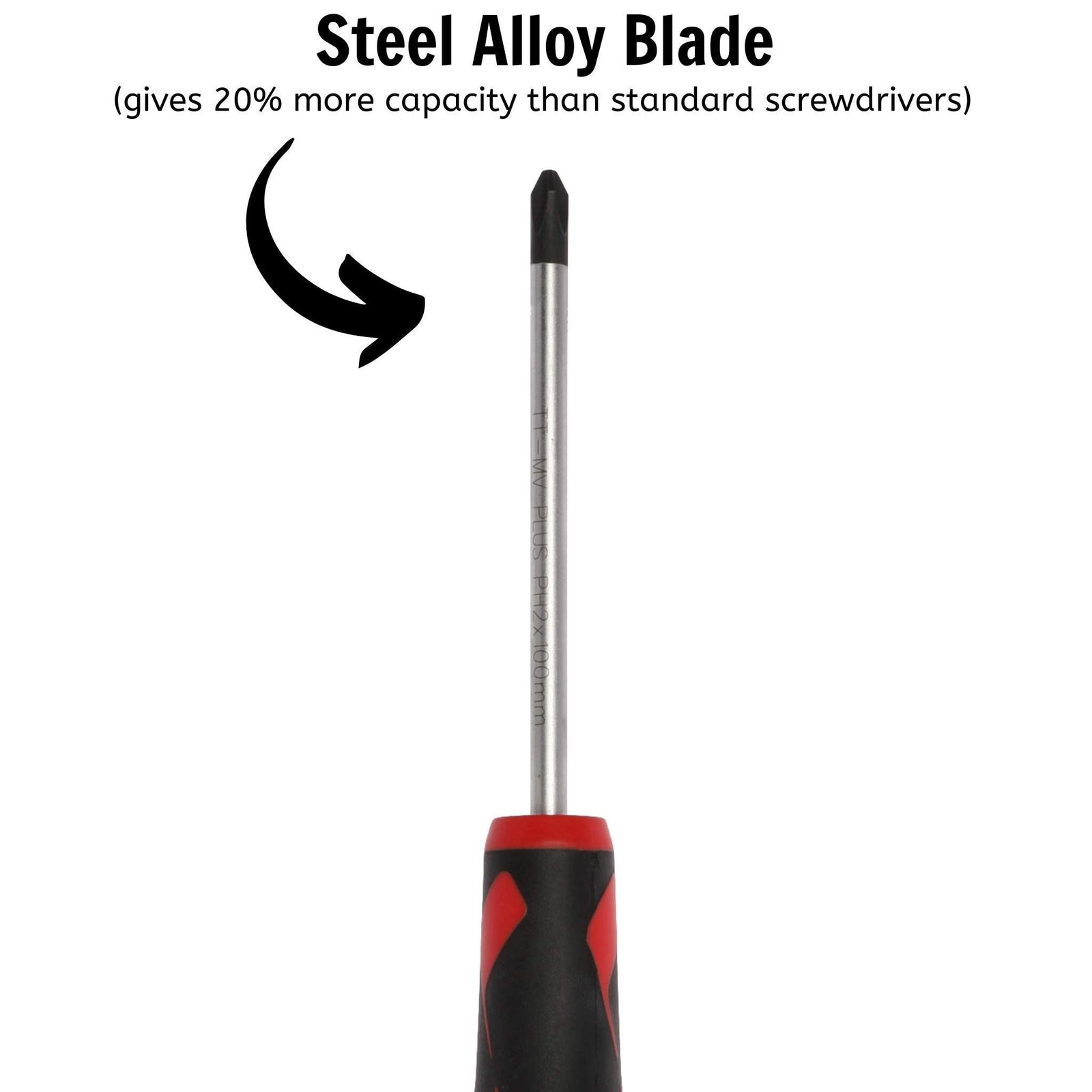 Teng Tools PH Screwdriver PH2 x 100mm L