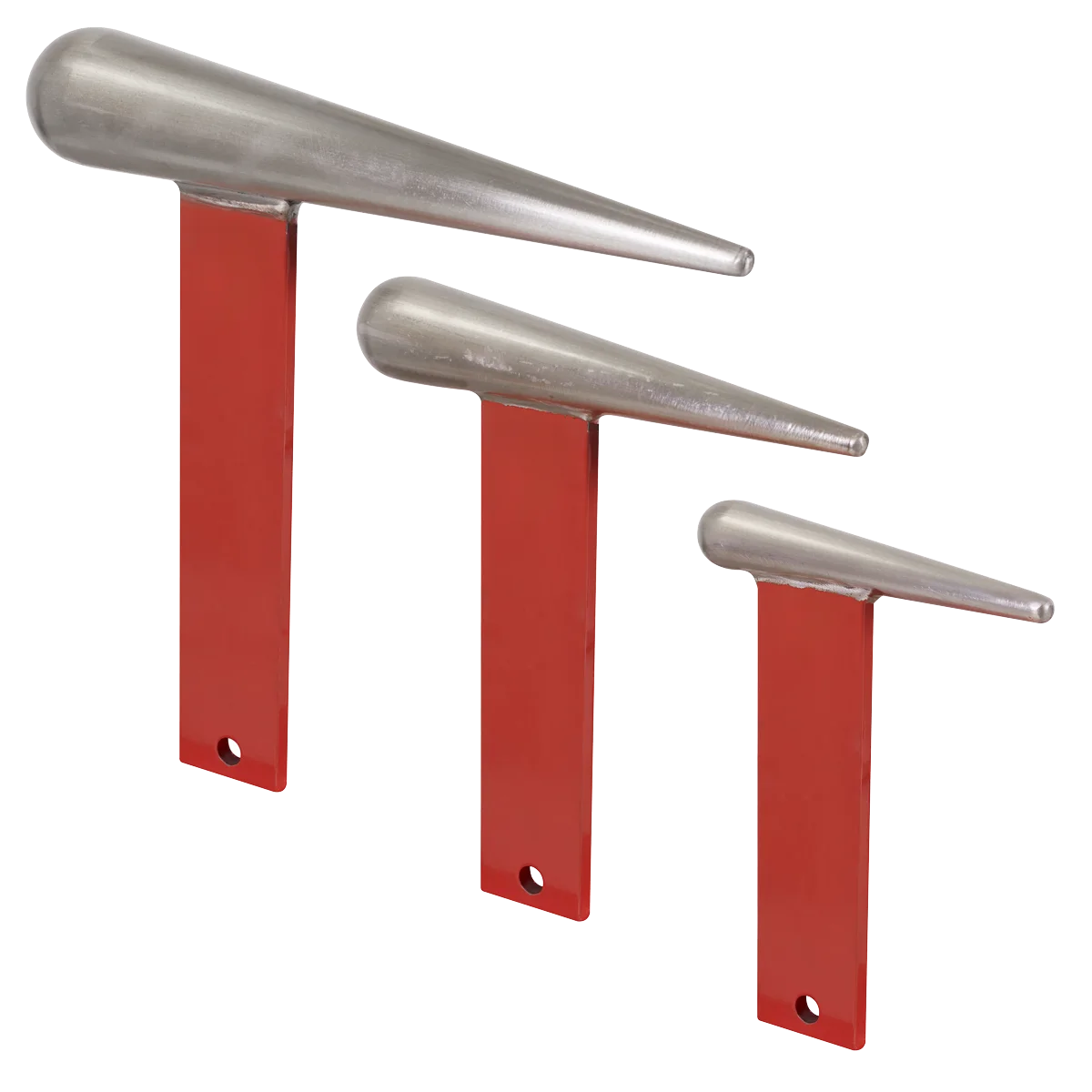 Sealey Tapered T-Dollies MW14 45x8mm for Sheet Metal Forming