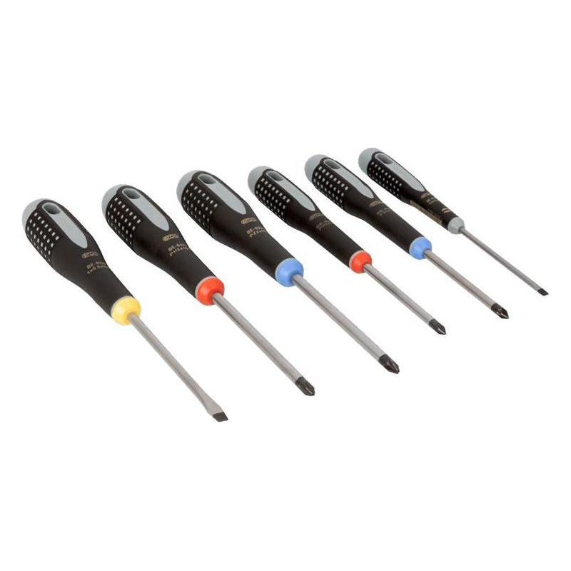 Bahco BE-9886 ERGO™ Screwdriver Set, 6 Piece