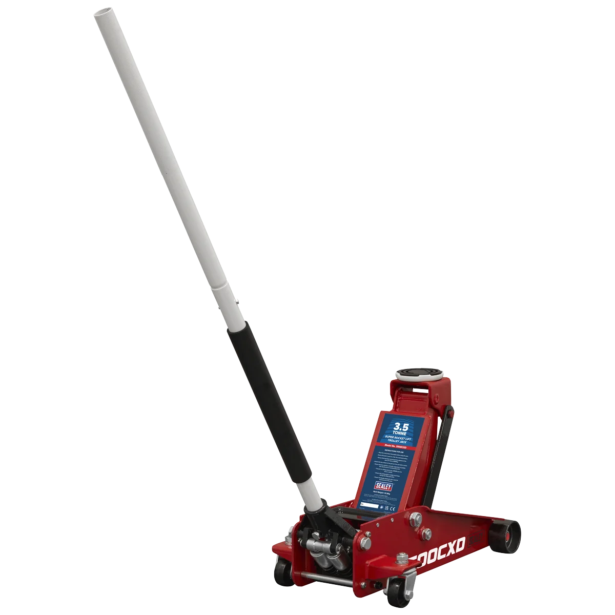 Sealey Trolley Jack 3.5 Tonne Model 3500CXD
