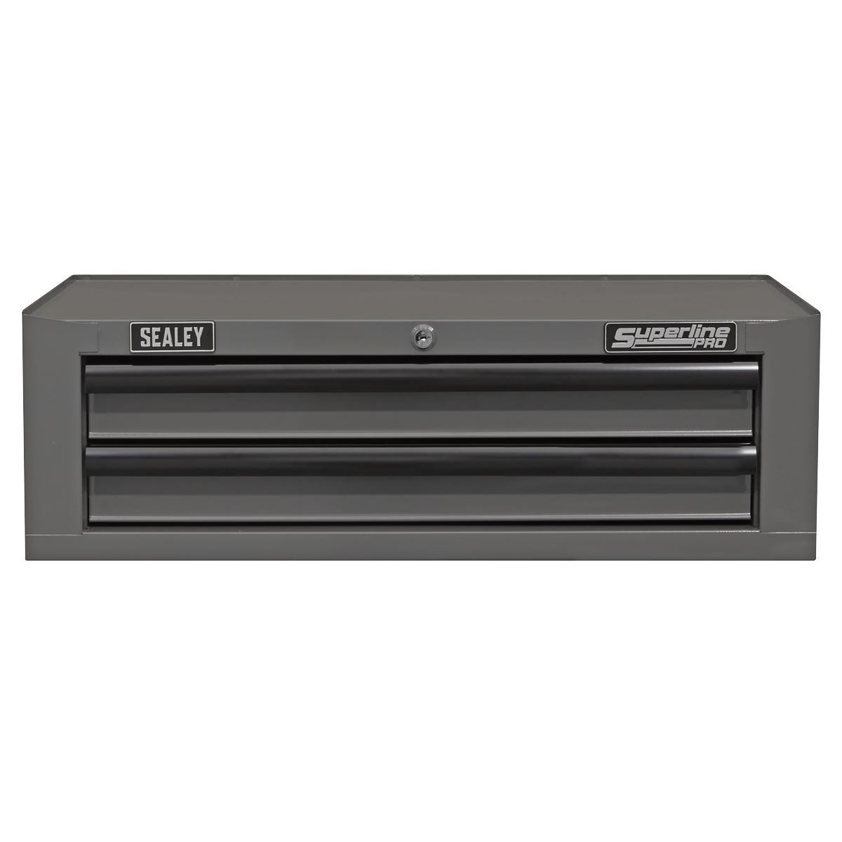 Superline Pro Superline PRO Mid-Box Tool Chest 2 Drawer - Grey/Black AP26029TG
