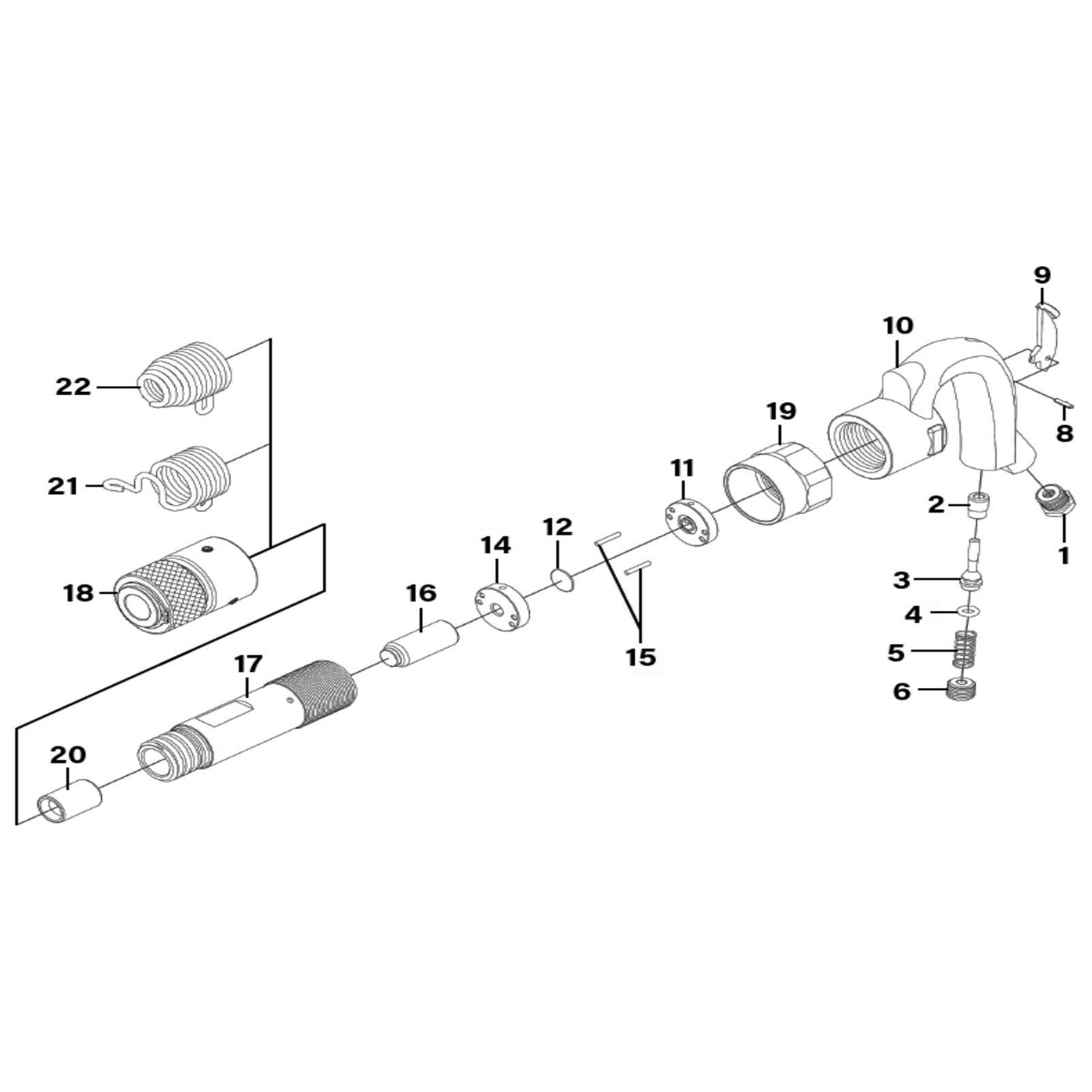 Sealey Lock nut SA120/19N