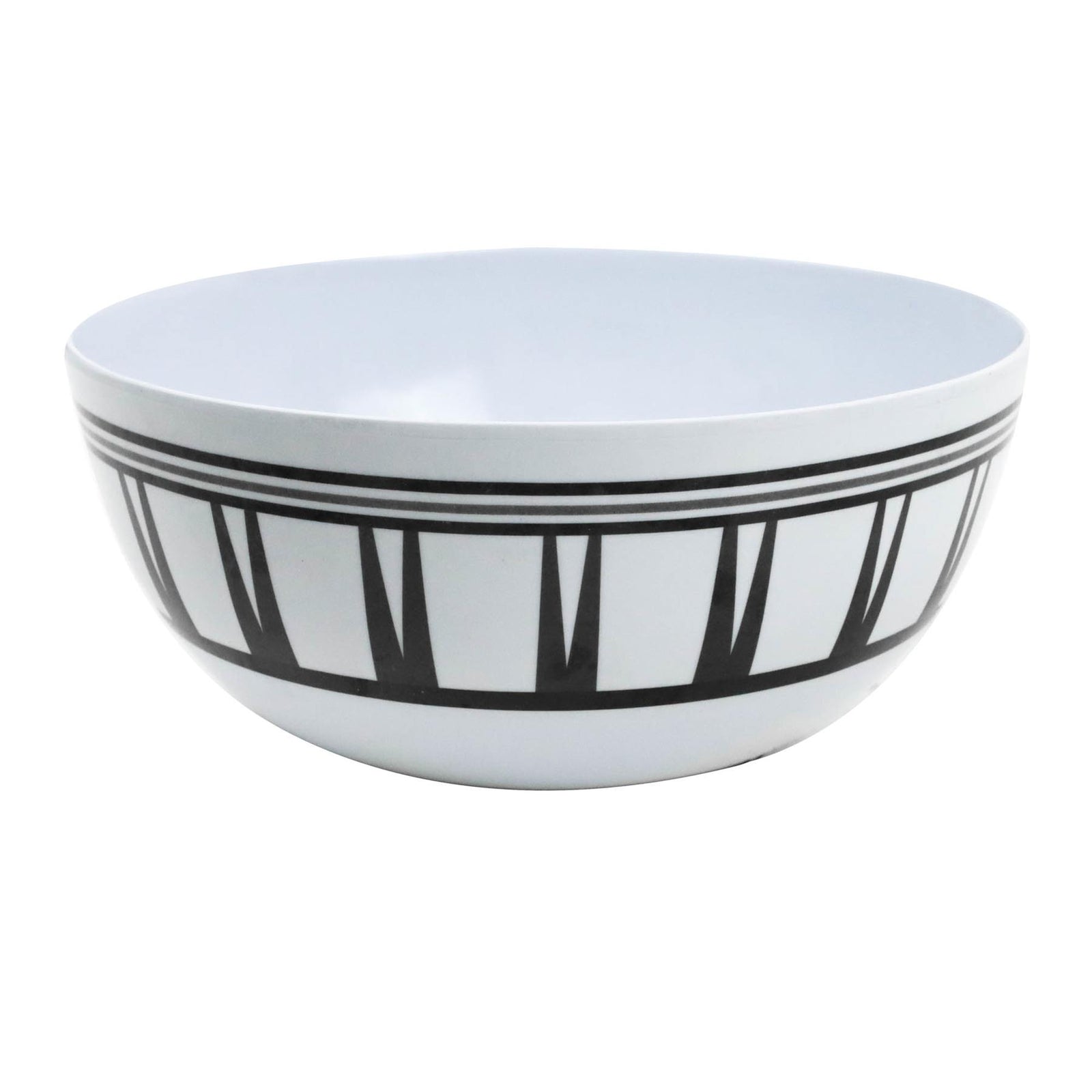Camping Caravan Picnic Fishing Travel Melamine 16pc Dining Dinner Set - Stripe 7