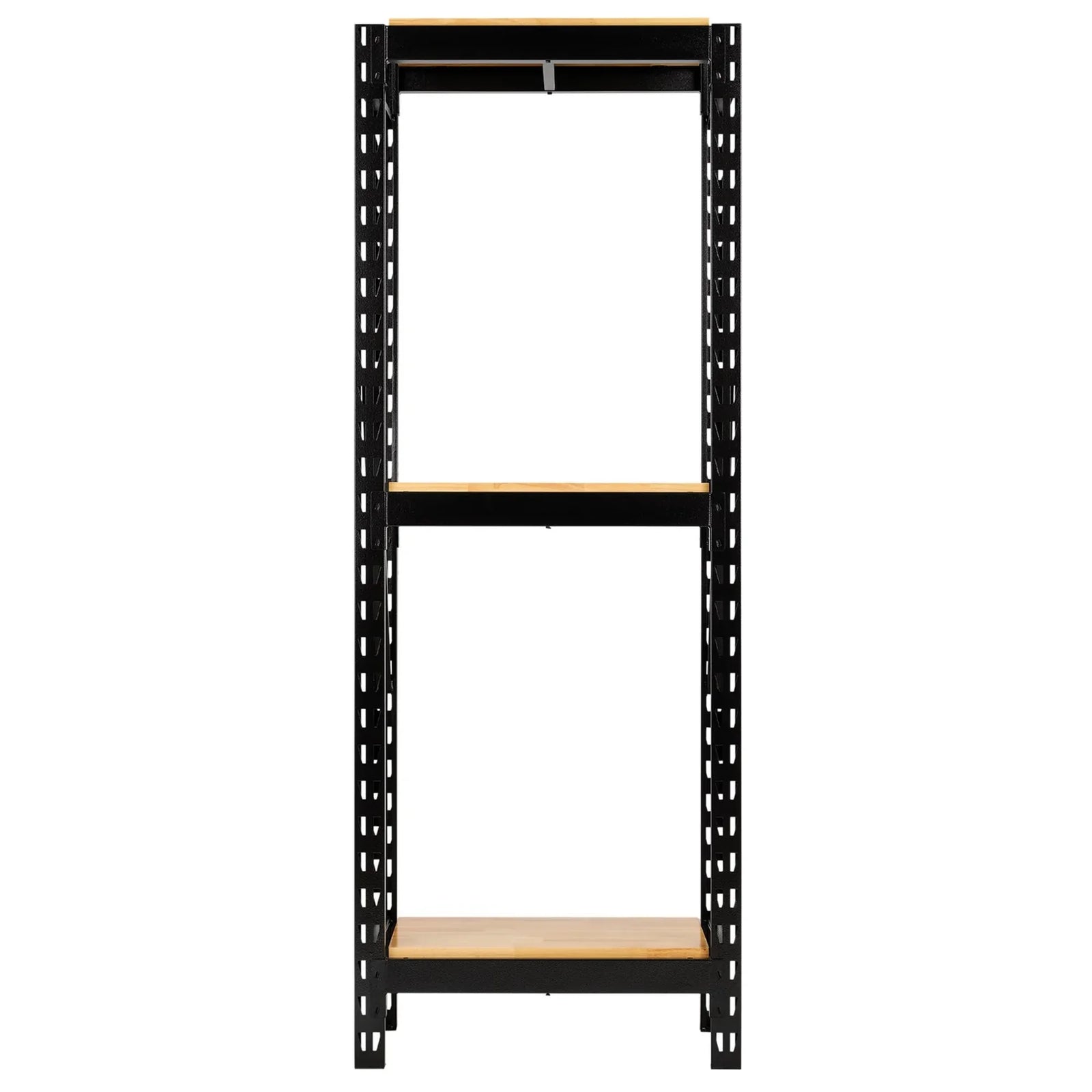 Bunker 3 Tier Racking System 750mm with Hardwood Shelving