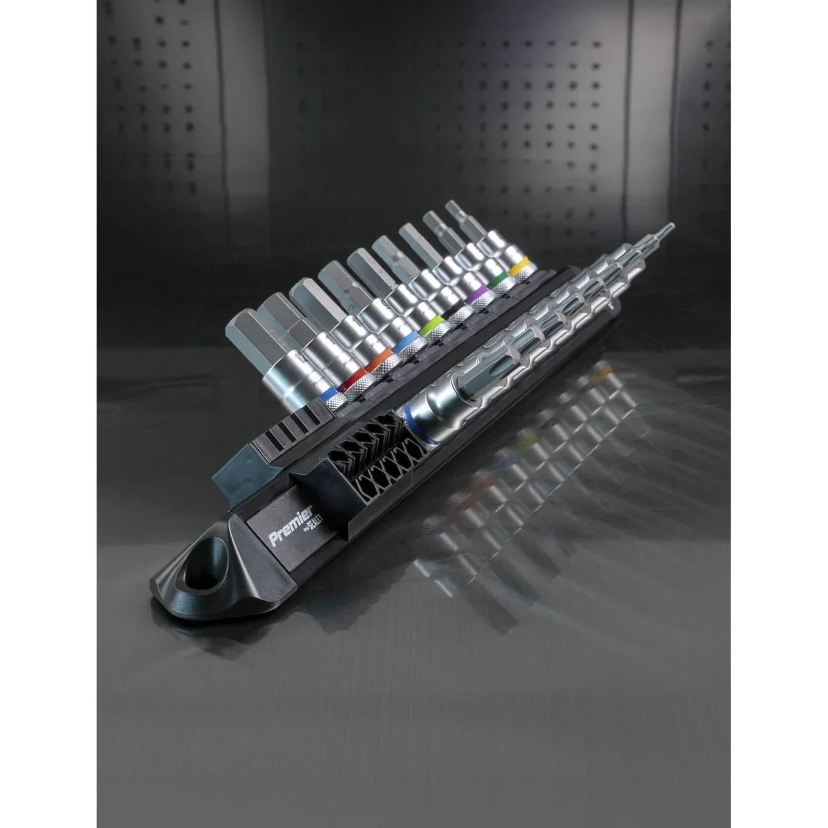 Sealey Premier Platinum Socket Bit Set 18 Piece 3/8" Drive AK6252
