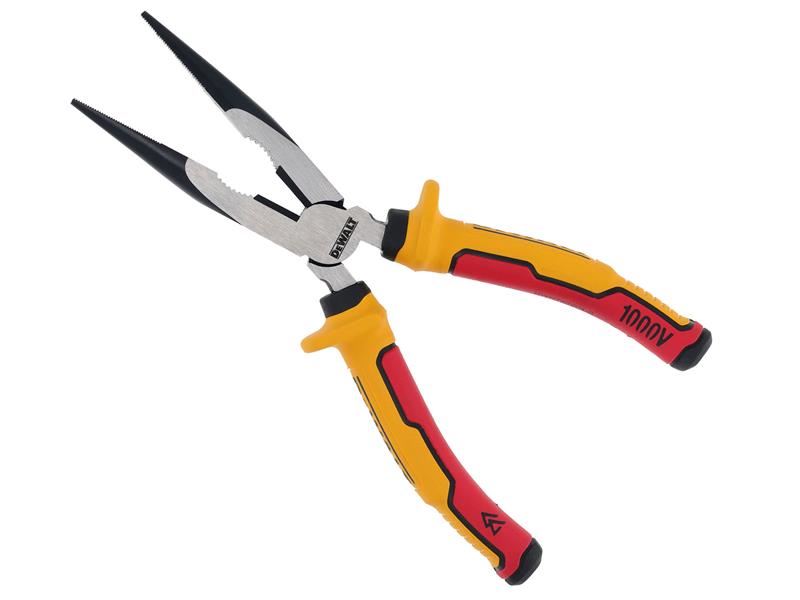 Dewalt VDE Long Nose Pliers 200mm