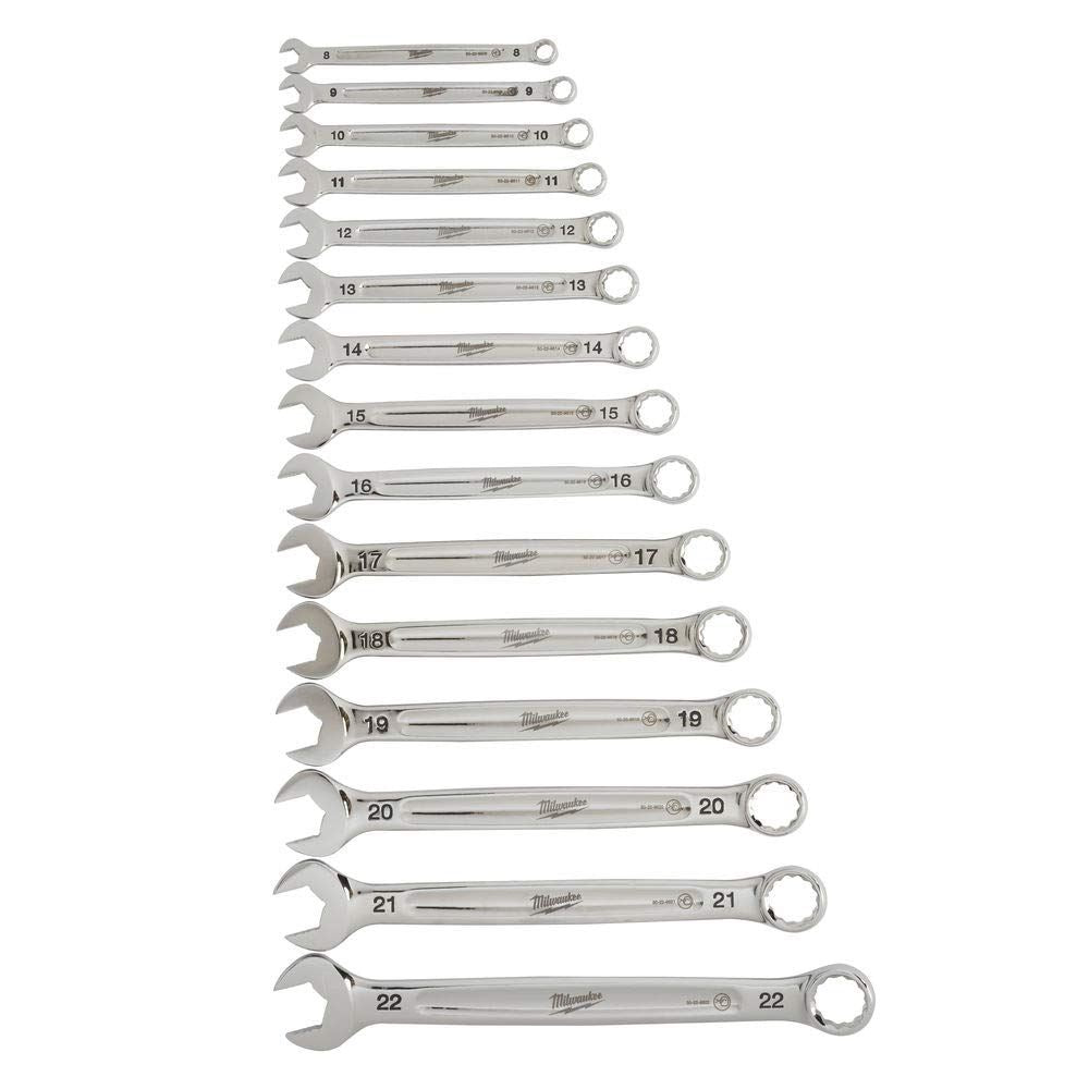 Milwaukee Maxbite Combi Ratchet Spanner 15Pc 4932464994