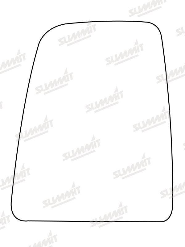 Summit Non-Heated Base Plate With Commercial Mirror Glass fits Ford Transit 14 to 16 LHS