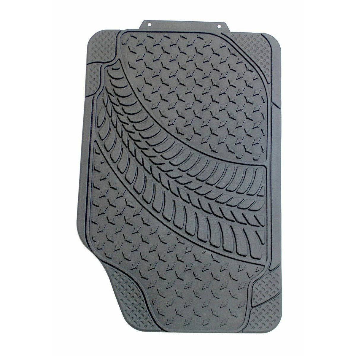 Heavy Duty Rubber Tyre Tred Car Floor Mats Set Non Slip Washable Universal Fit