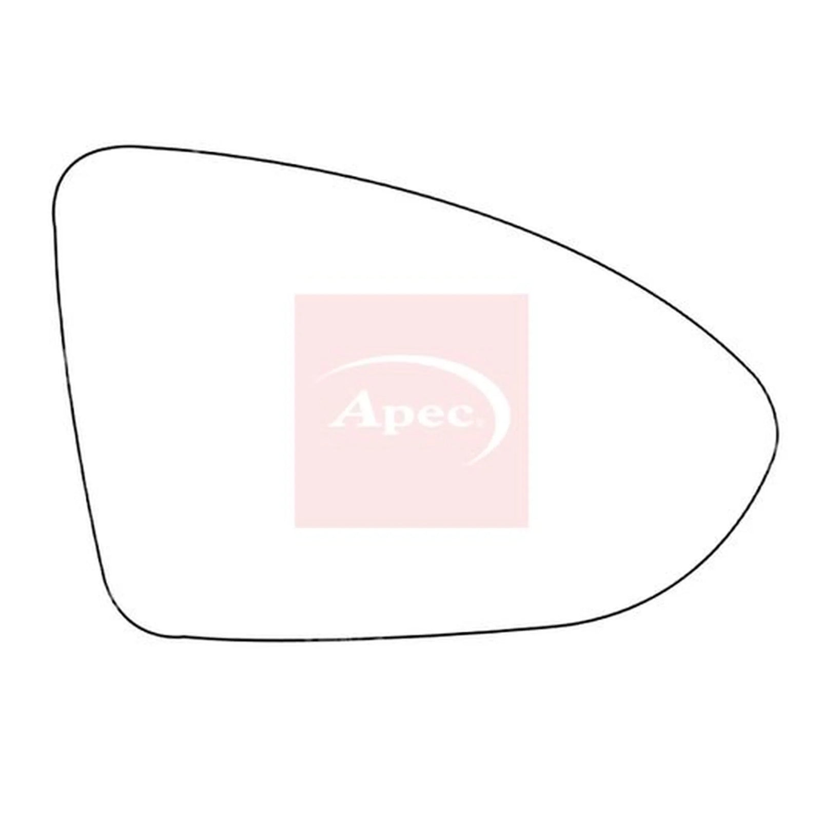 Apec Exterior Wing Mirror Glass Right AMS2052A