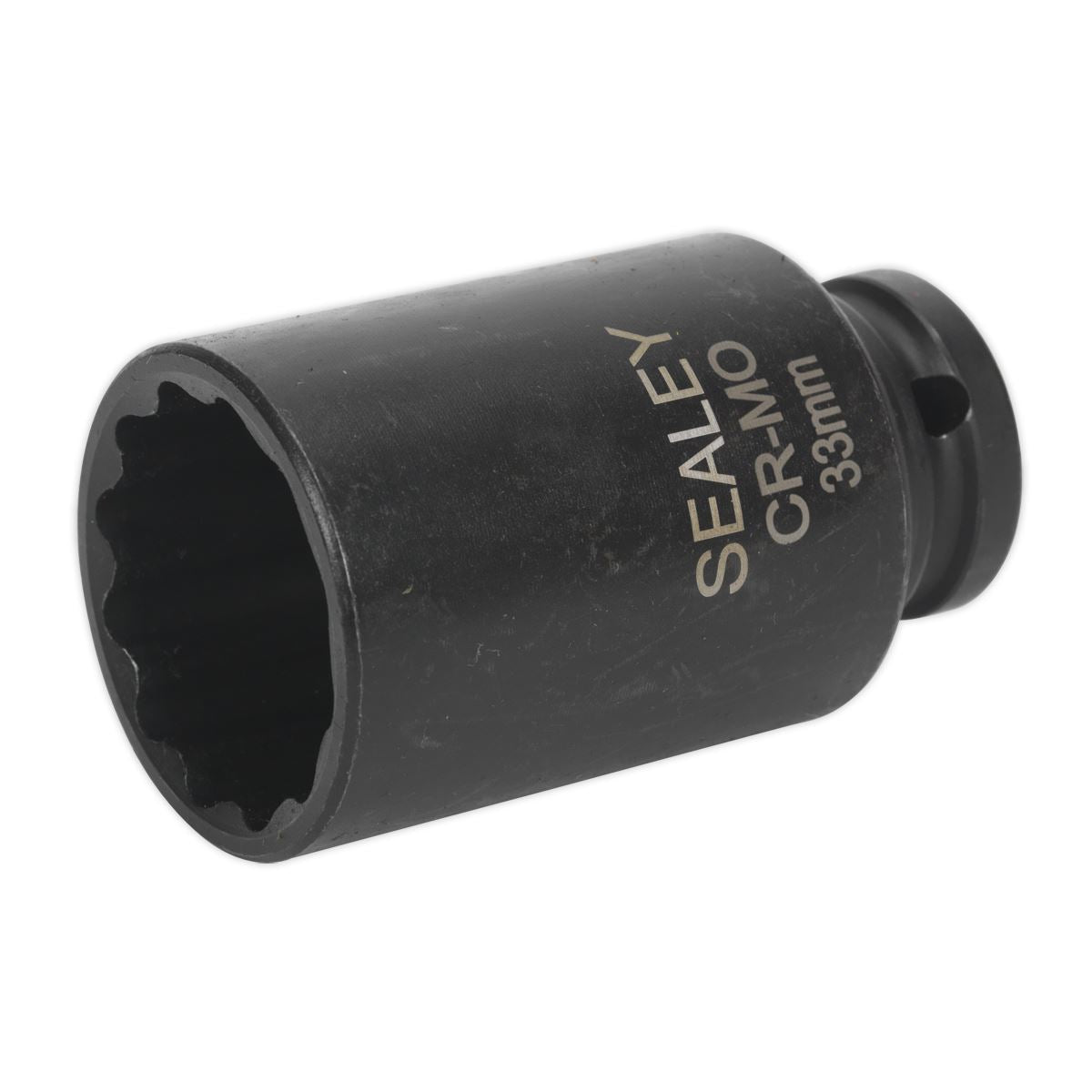 Sealey Impact Socket 33mm Bi-Hex Deep 1/2"Sq Drive SX0041