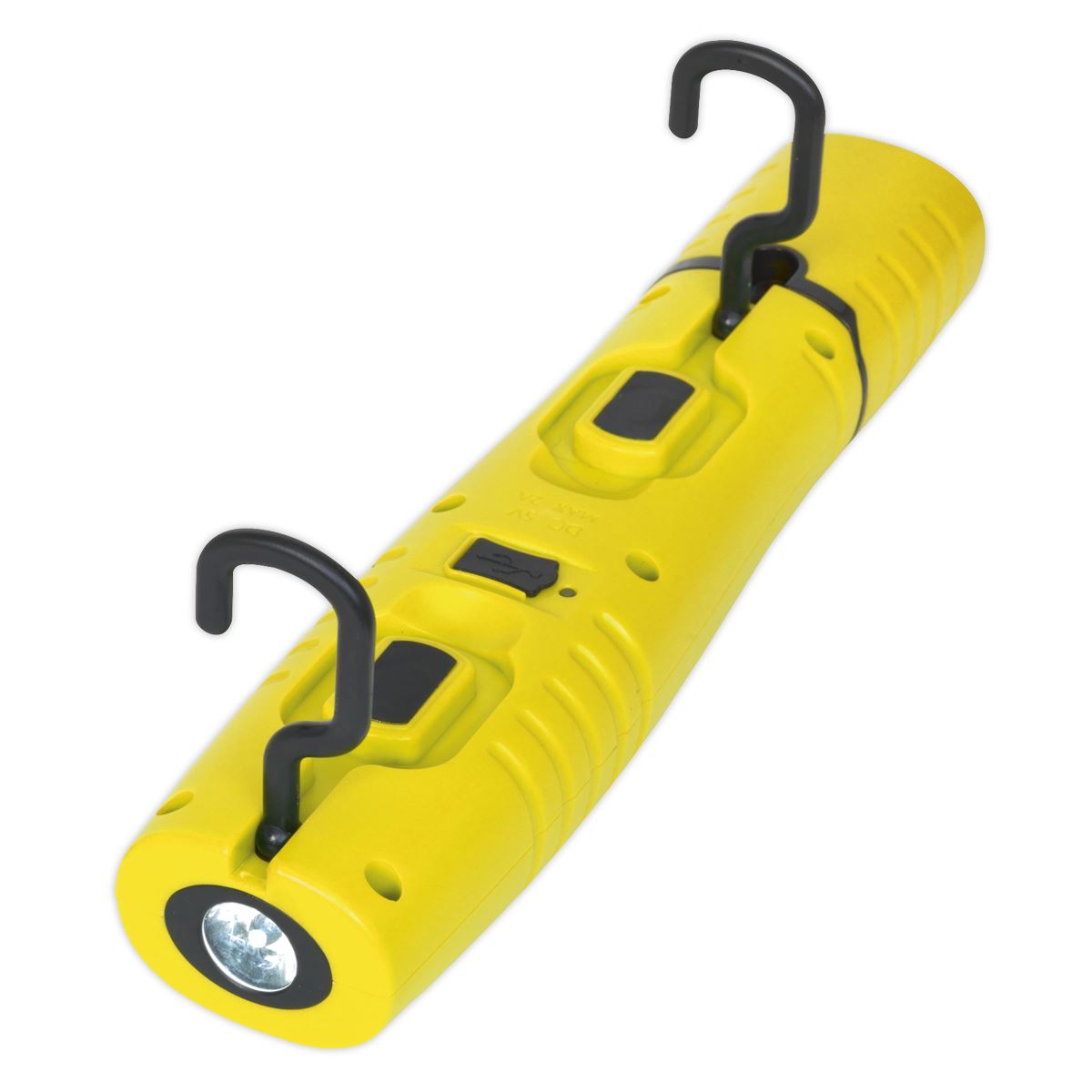 Sealey Yellow Rechargeable 360° Inspection Lamp 7 SMD+3W LED Lithium-ion