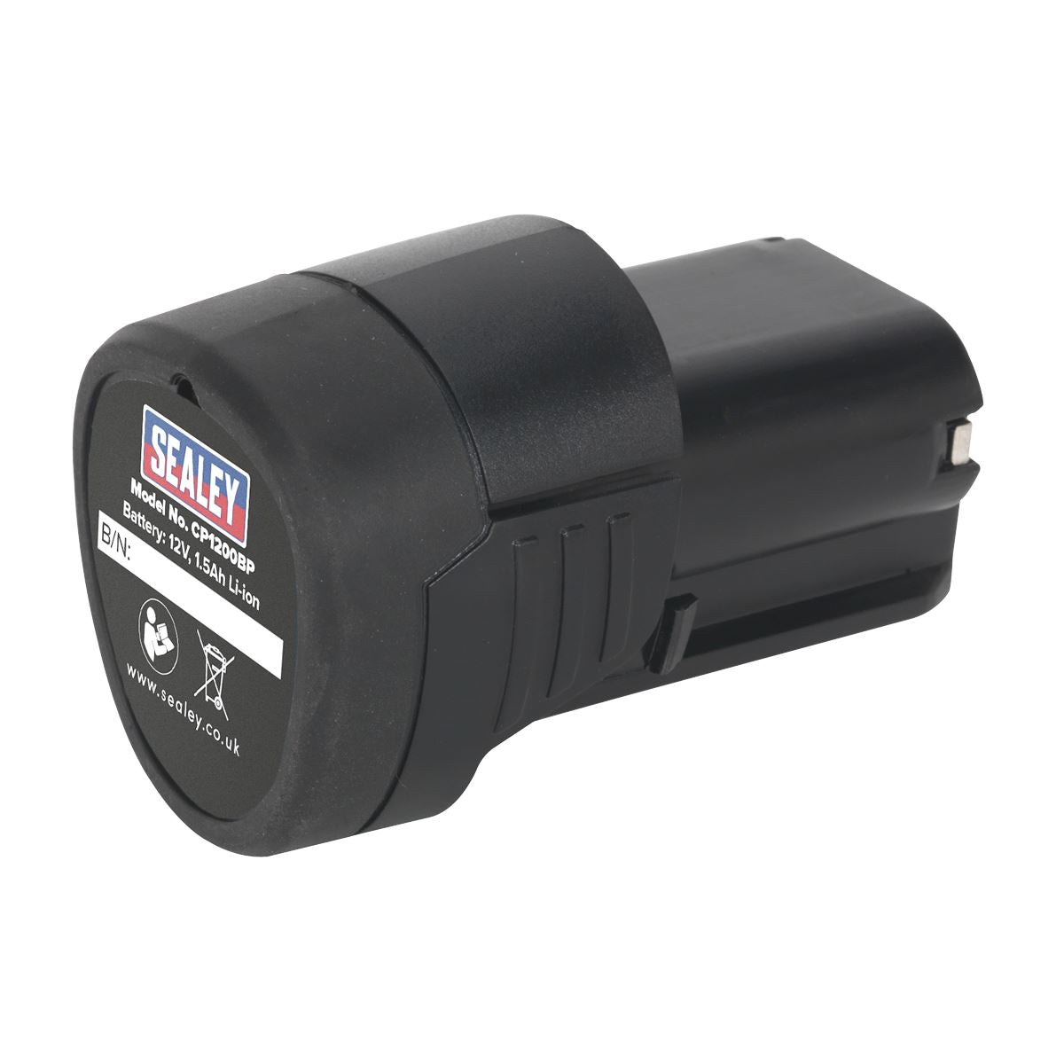 Sealey Cordless Power Tool Battery 12V 1.5Ah Lithium-ion CP1200 Rechargeable