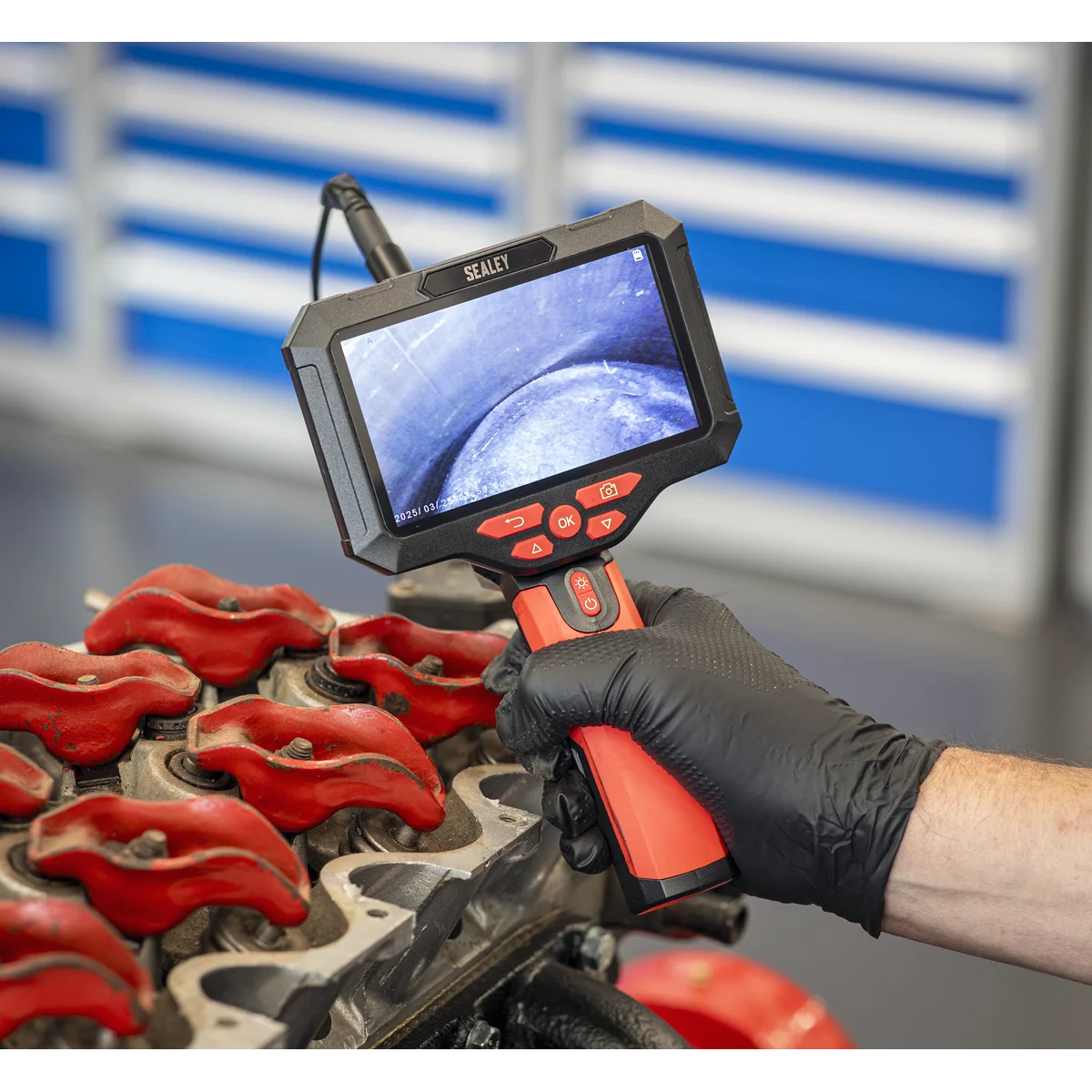 Sealey Video Borescope VS8117 3.9mm Camera & 5" Screen