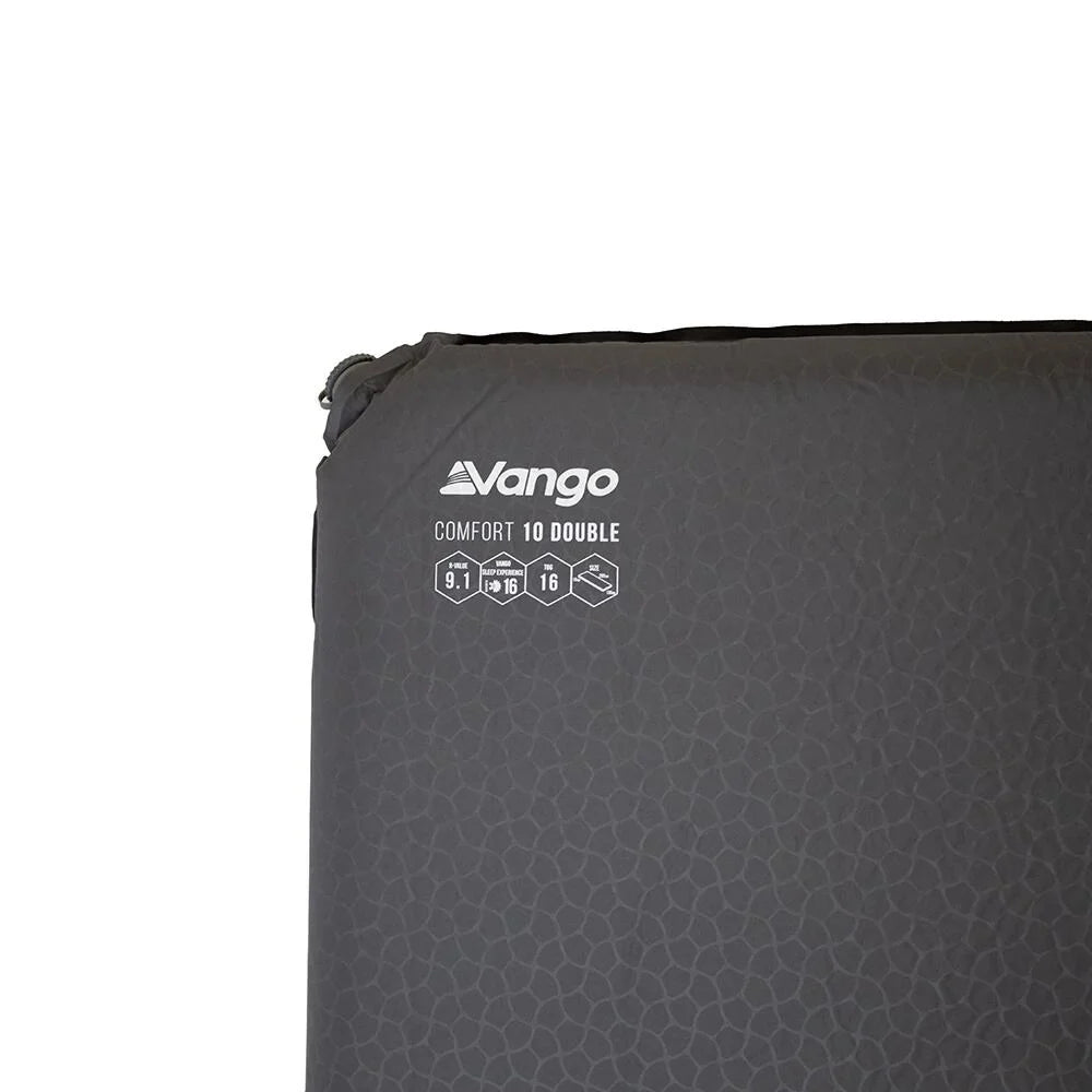 Vango Comfort 10 Double 10 Double Shadow Grey Self Inflating Sleep Mat