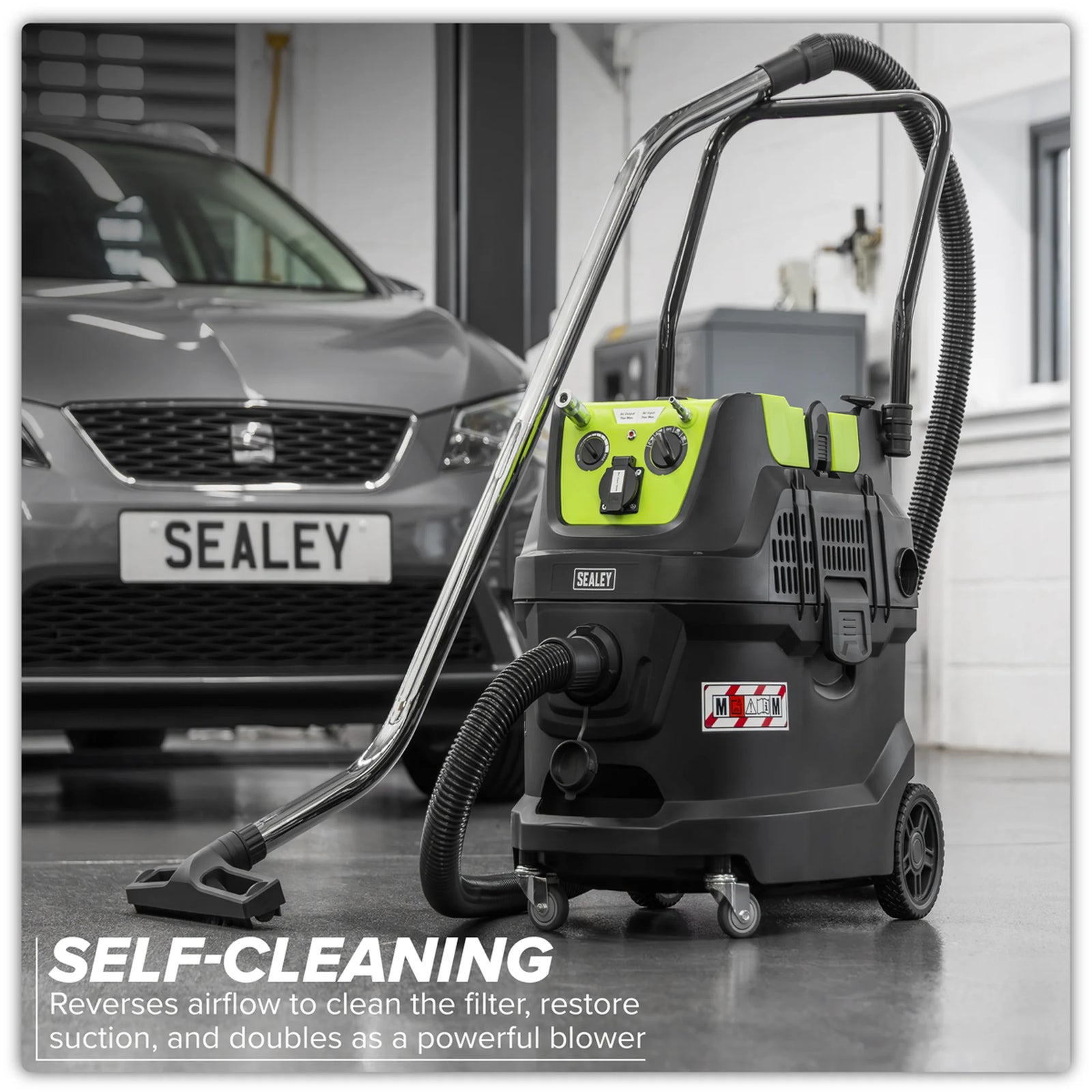 Sealey M Class Wet & Dry Vacuum Cleaner 40L 1600W Autostart