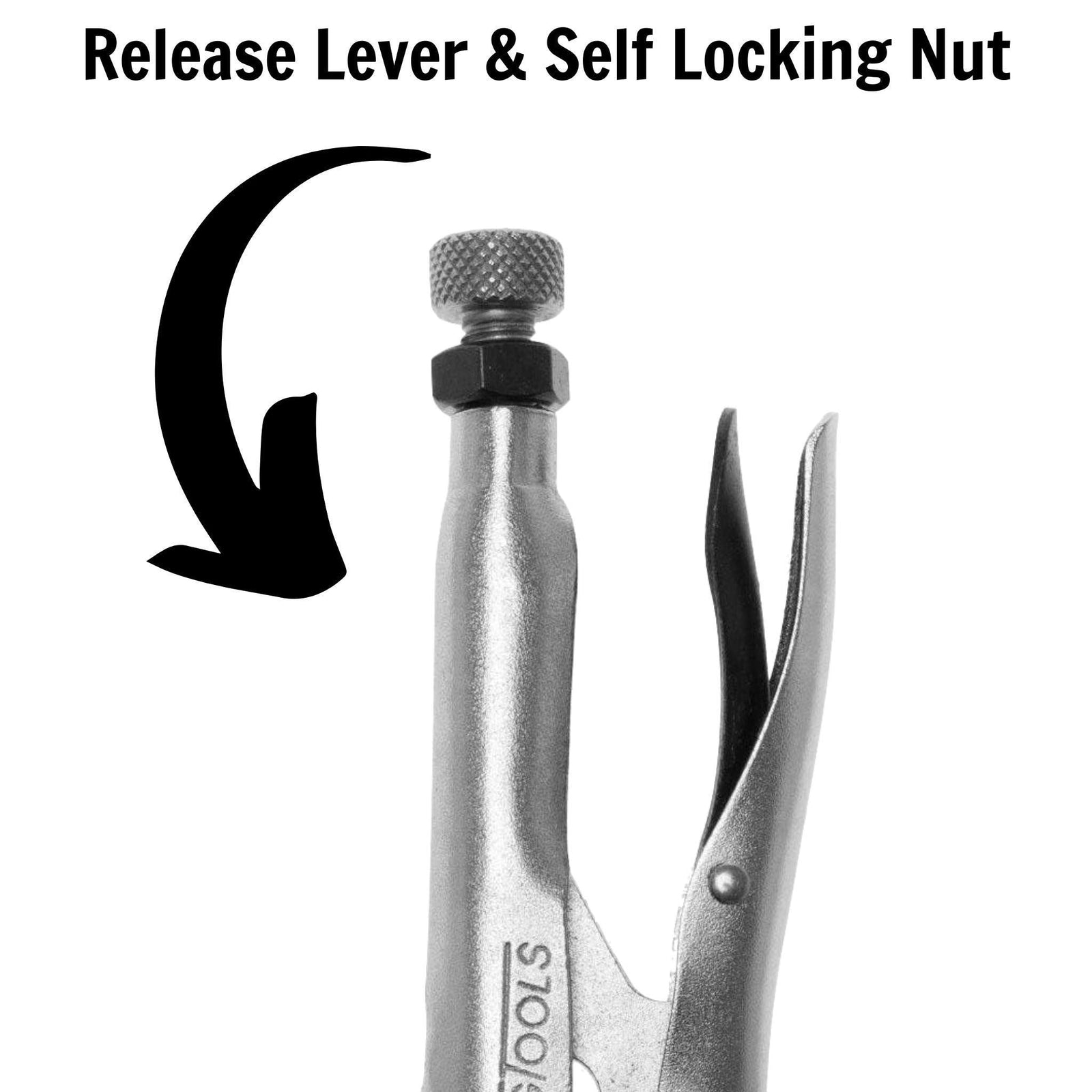 Teng Tools Flat Jaw Power Grip Plier 250mm