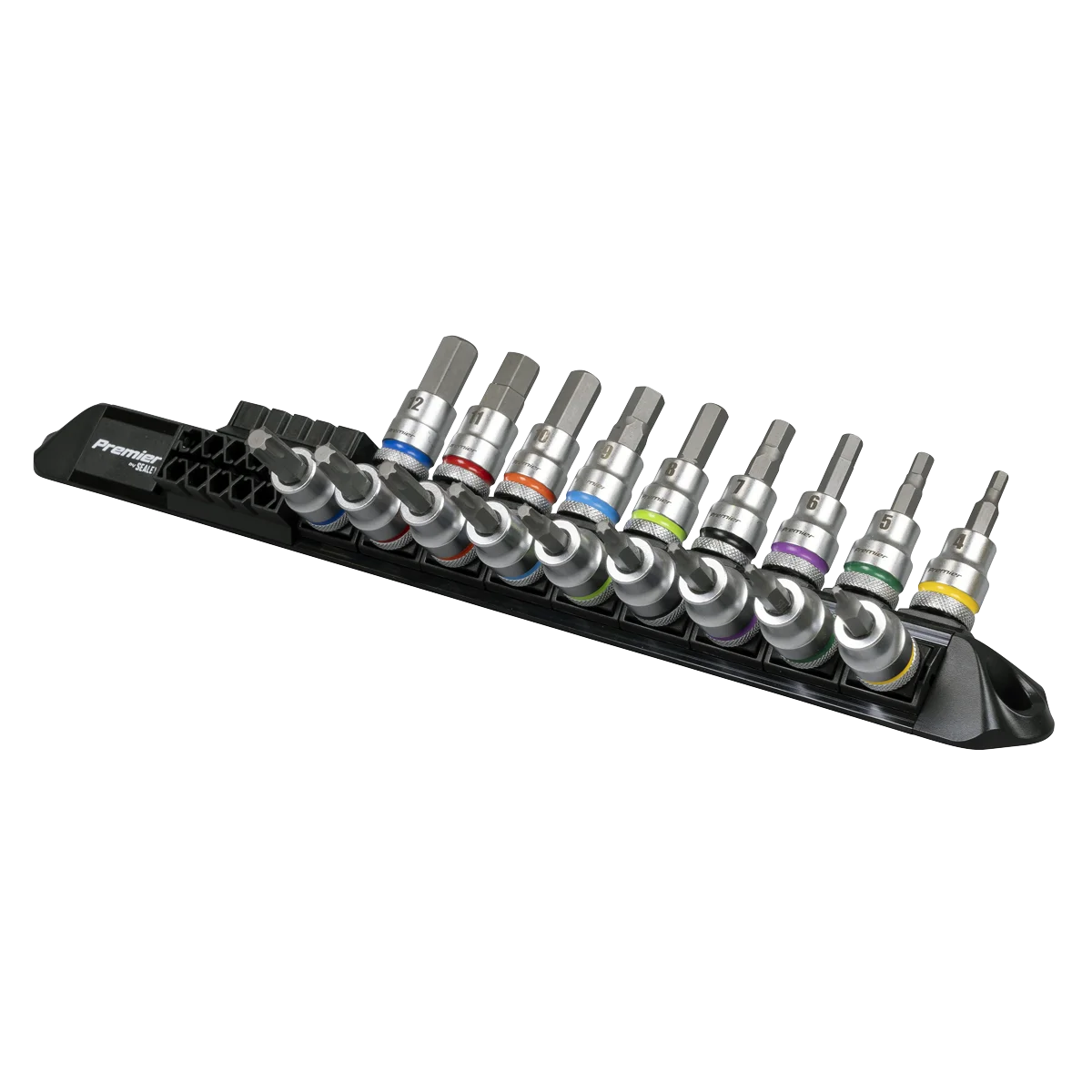 Sealey Premier Platinum Socket Bit Set 18 Piece 3/8" Drive AK6252
