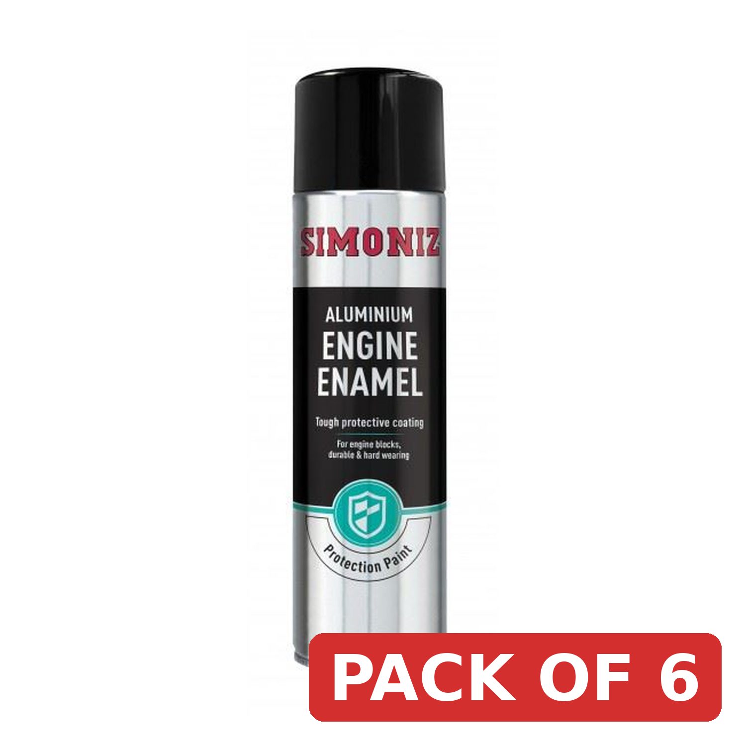 Simoniz Enamel Matt Aluminium Engine Spray Paint 500ml
