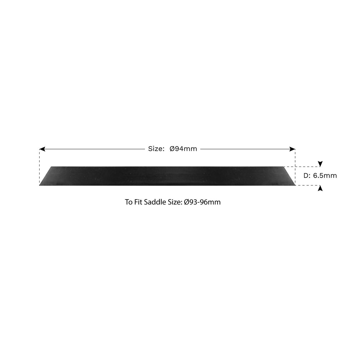 Sealey Safety Rubber Jack Pad Type B JP17