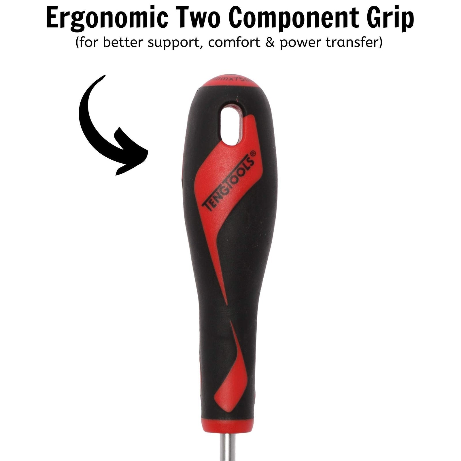 Teng Tools Flat Screwdriver 1.0 x 5.5 x 75mm S
