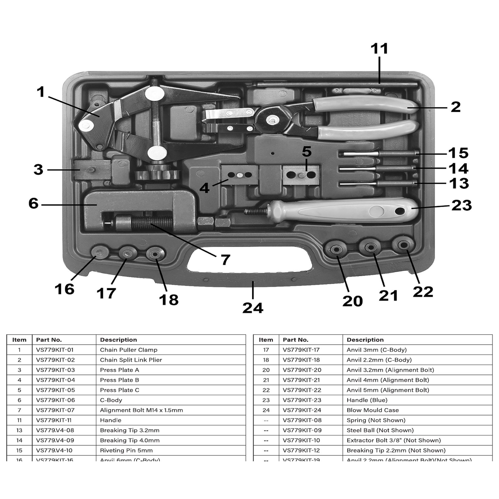 Sealey Handle VS779KIT-11