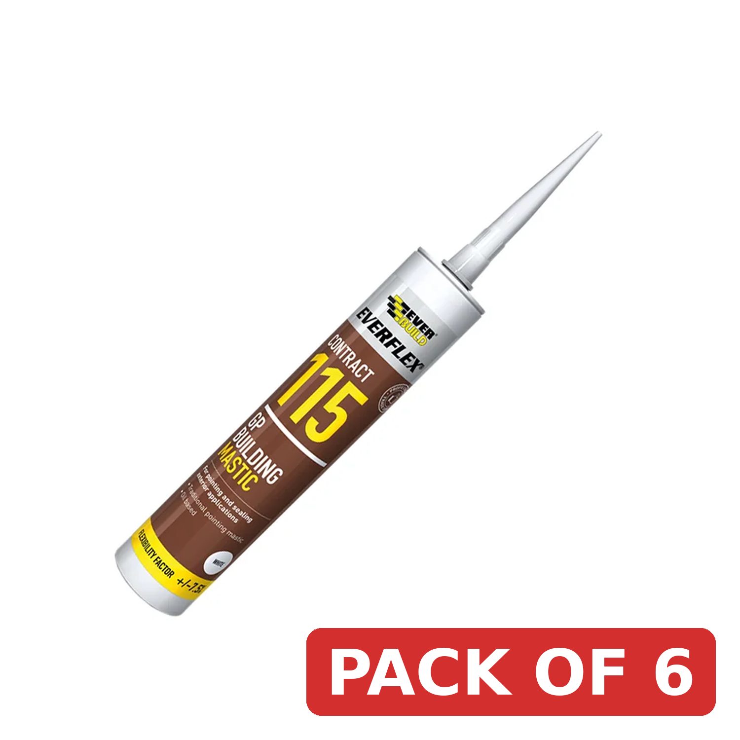 Everbuild Sika Everflex® 115 General Purpose Building Mastic Grey 285ml