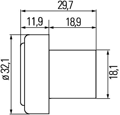 Hella Position Light 2PF 340 825-057