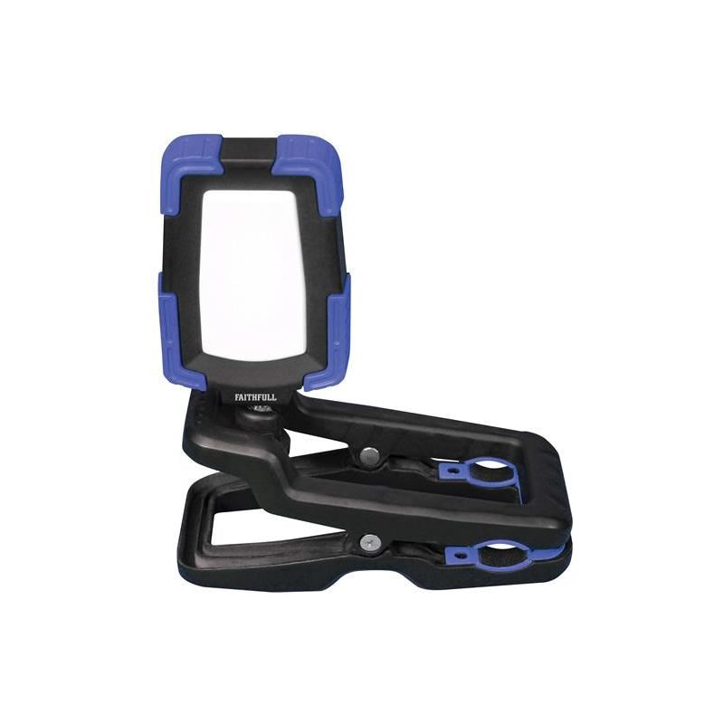 Faithfull Power Plus Rechargeable Clip Light 10W