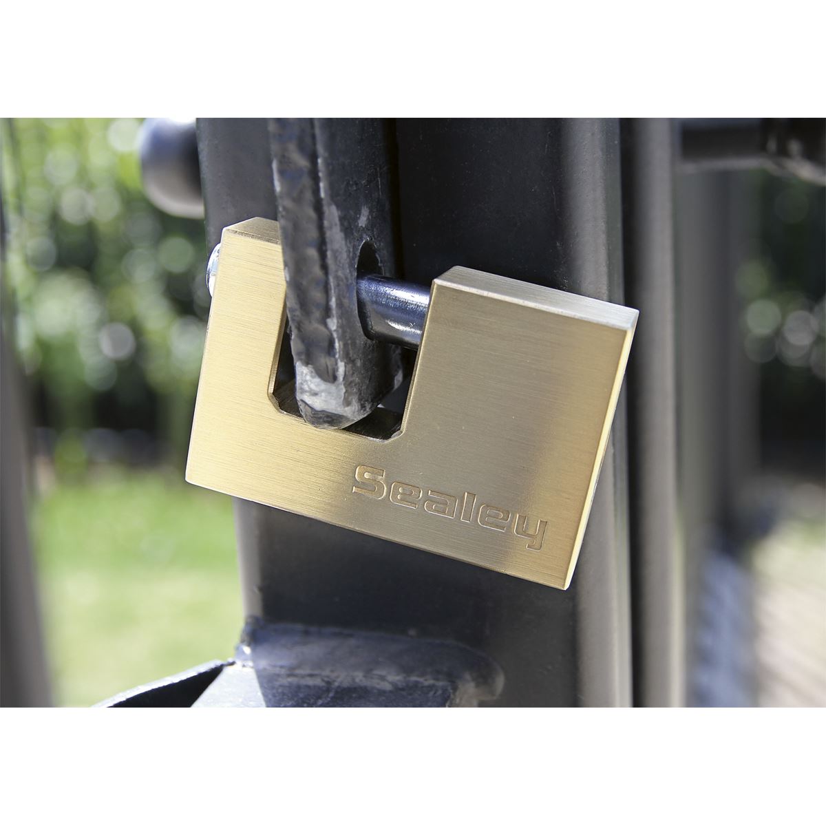 Sealey Brass Body Shutter Padlock 60mm