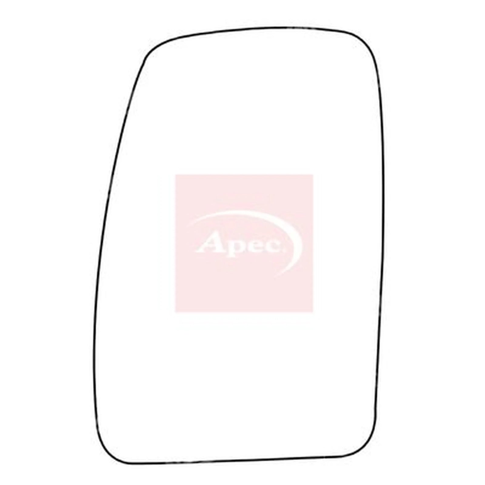 Apec Exterior Wing Mirror Glass Left AMS2061