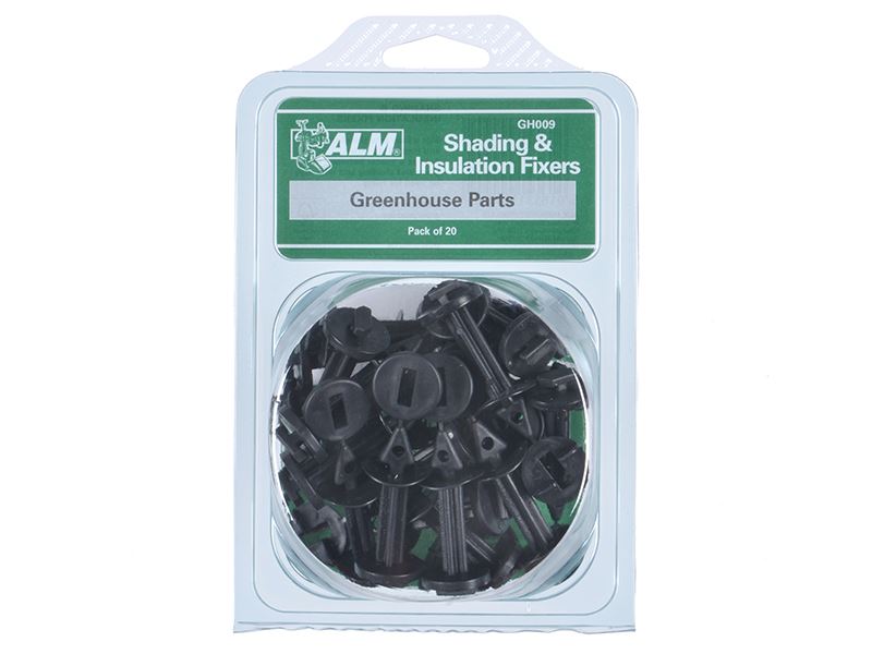 Alm Manufacturing GH009 Shading/Insulation Fixers Pack of 20