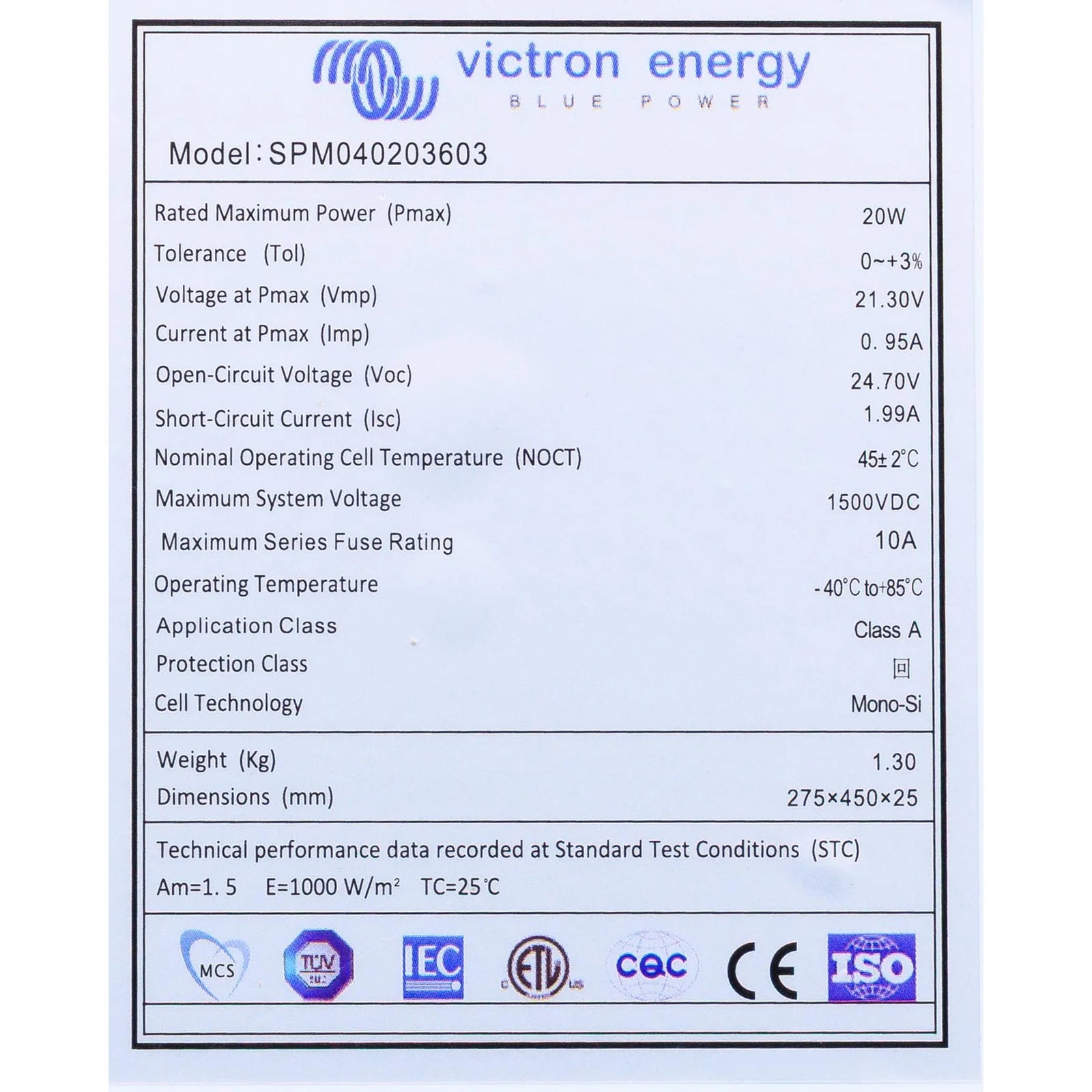 Victron Solar Cable 5m with MC4-M/F Connectors