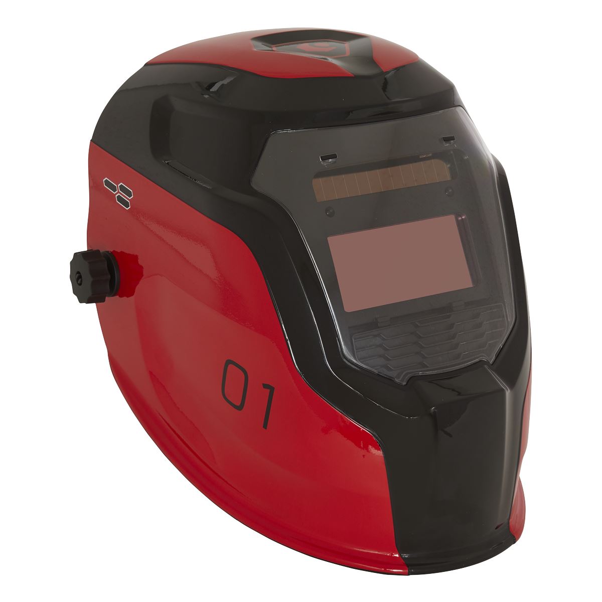 Sealey Welding Helmet Auto Darkening Shade 9-13 Red PWH1