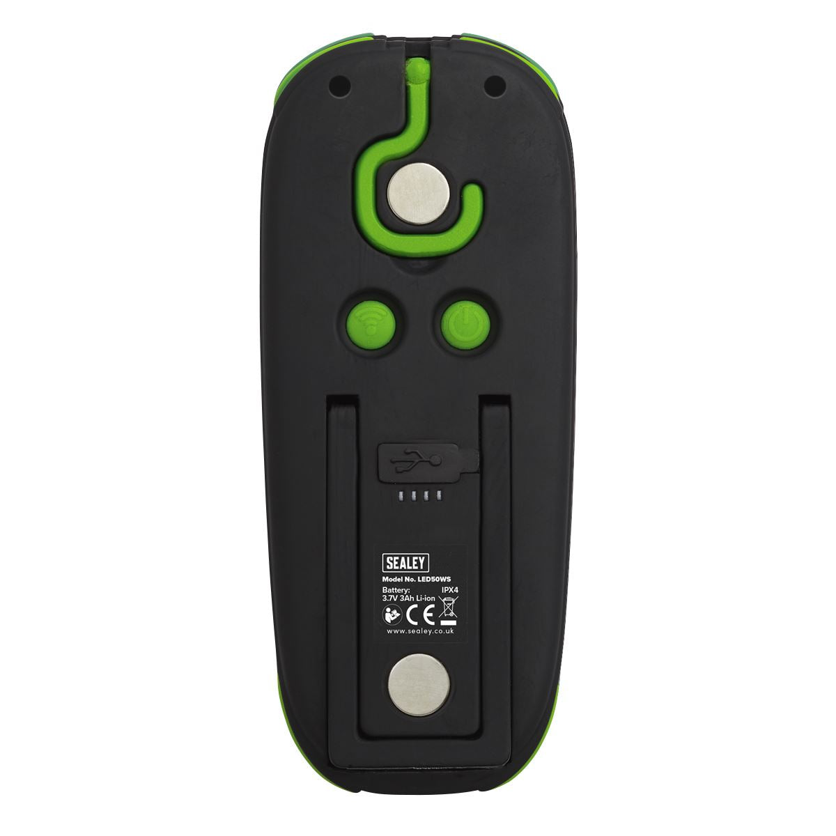Sealey Rechargeable Torch with Wireless Speaker 10W COB LED Display Box of 10