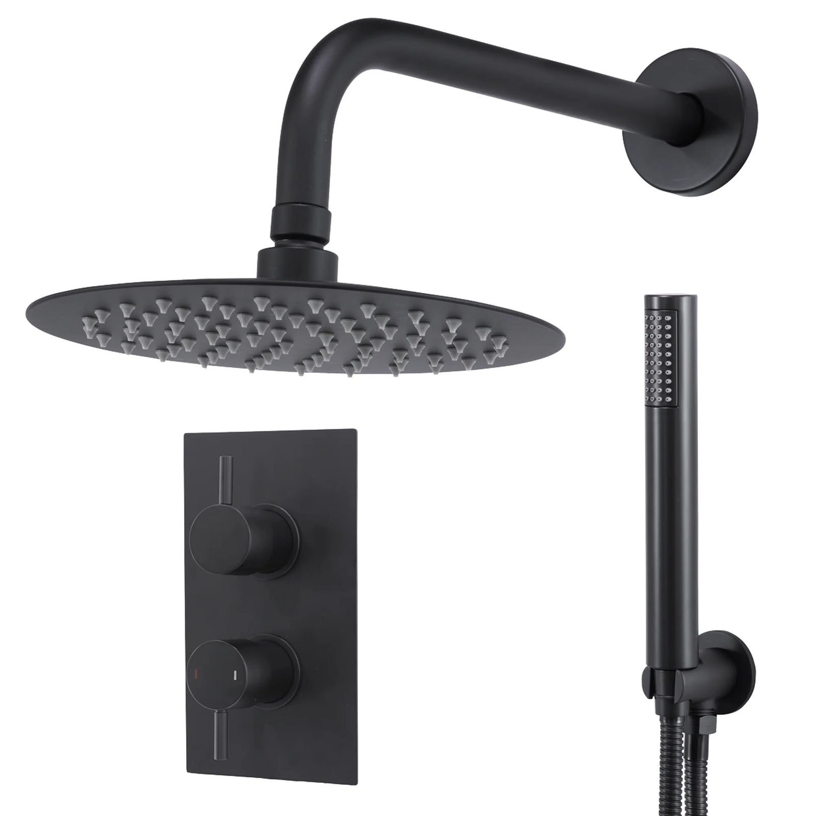 Baridi Concealed Thermostatic Shower Set DH319 20cm Round Head